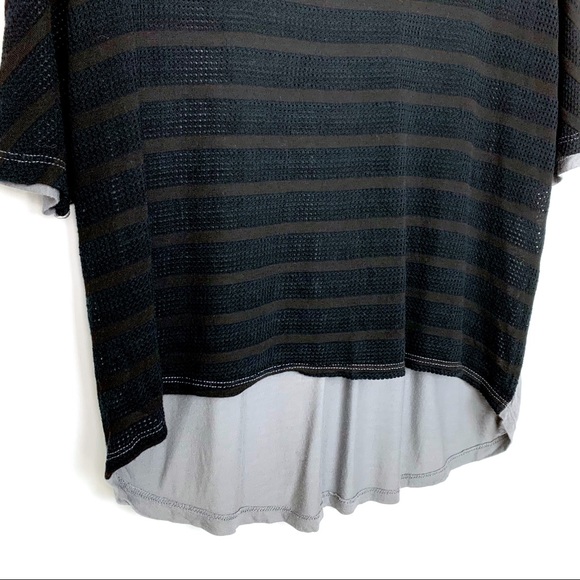 C & S Free Voice Grey Festival Boho Shirt Small - Picture 3 of 7